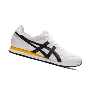 Tenis Asics TIGER RUNNER Hombre Blancos Negros | 1085973-OK