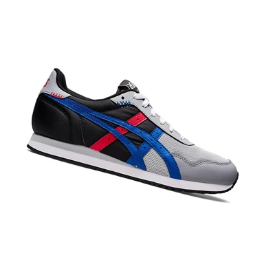 Tenis Asics TIGER RUNNER Hombre Grises Azules | 7541369-XT
