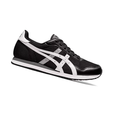 Tenis Asics TIGER RUNNER Hombre Negros Blancos | 0219846-BX