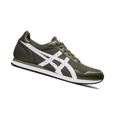 Tenis Asics TIGER RUNNER Hombre Verde Oliva Blancos | 2961475-XG