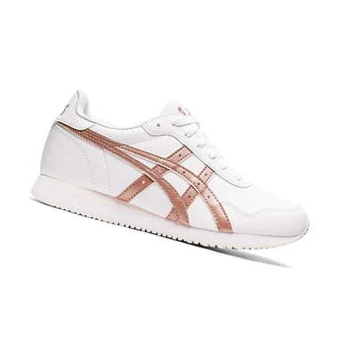 Tenis Asics TIGER RUNNER Mujer Blancos Rosas Dorados | 5102439-FG