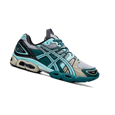 Tenis Asics UB3-S GEL-NIMBUS 9 Mujer Grises Azules | 8247961-RL