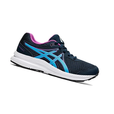 Tenis Para Correr Asics CONTEND 7 GS Niños Azules | 1382056-XZ