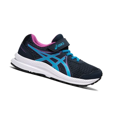 Tenis Para Correr Asics CONTEND 7 PS Niños Azules | 4079216-TB