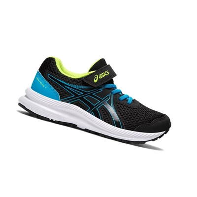 Tenis Para Correr Asics CONTEND 7 PS Niños Negros | 6183405-PO