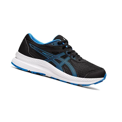 Tenis Para Correr Asics CONTEND 8 GS Niños Negros Azules | 4863512-HJ