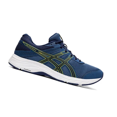 Tenis Para Correr Asics GEL-CONTEND 6 Hombre Azules Oscuro | 7851302-YR