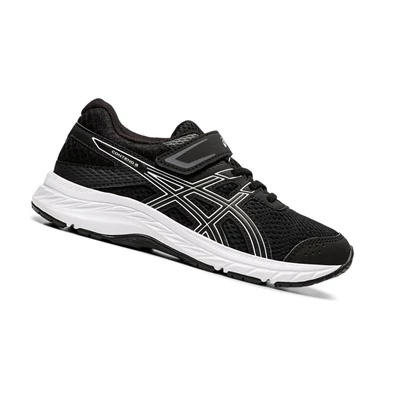 Tenis Para Correr Asics GEL-CONTEND 6 PS Niños Negros | 2063845-KS