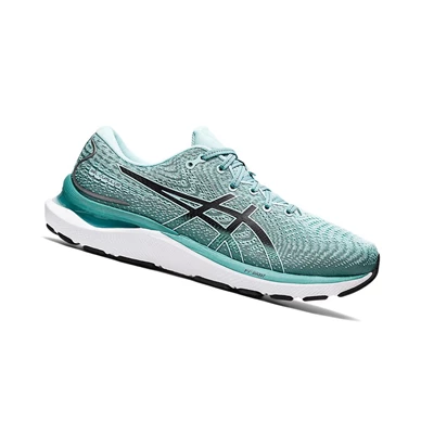 Tenis Para Correr Asics GEL-CUMULUS 24 (D) Mujer Verdes Negros | 8732195-OF