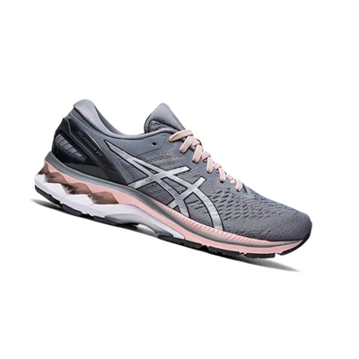 Tenis Para Correr Asics GEL-KAYANO 27 Anchos Mujer Grises | 4879613-KC