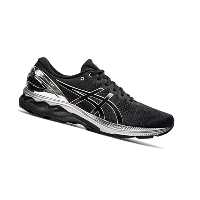 Tenis Para Correr Asics GEL-KAYANO 27 PLATINUM Hombre Negros | 1826735-HN