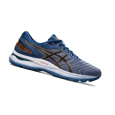 Tenis Para Correr Asics GEL-NIMBUS 22 Anchos Hombre Azules Claro | 7842513-YE