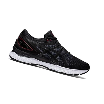 Tenis Para Correr Asics GEL-NIMBUS 22 Knit Hombre Negros | 6028371-VC