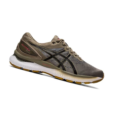 Tenis Para Correr Asics GEL-NIMBUS 22 Knit Hombre Marrom | 8940713-XF