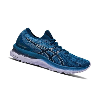 Tenis Para Correr Asics GEL-NIMBUS 23 Knit Mujer Grises | 2839170-RO