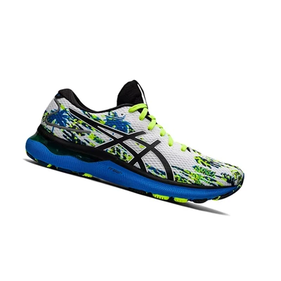 Tenis Para Correr Asics GEL-NIMBUS 24 Hombre Blancos Negros | 2307468-KX