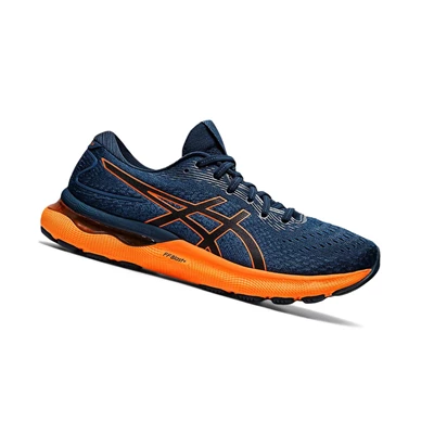 Tenis Para Correr Asics GEL-NIMBUS 24 Hombre Azules Naranjas | 2394106-RP
