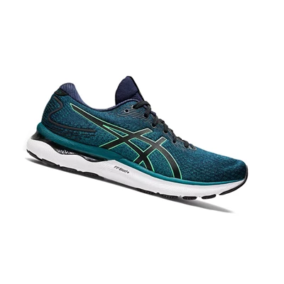 Tenis Para Correr Asics GEL-NIMBUS 24 Hombre Velvet Pine / New Leaf | 2547810-AY