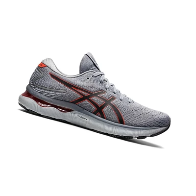 Tenis Para Correr Asics GEL-NIMBUS 24 Hombre Sheet Rock / Cherry Tomato | 5723068-IR