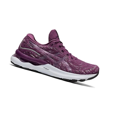 Tenis Para Correr Asics GEL-NIMBUS 24 MK Mujer Azules Rosas | 9452681-LU