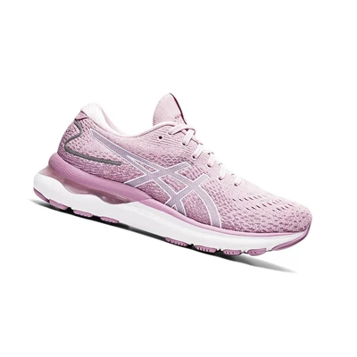 Tenis Para Correr Asics GEL-NIMBUS 24 Mujer Rosas Blancos | 4032958-MB