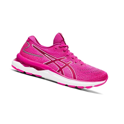 Tenis Para Correr Asics GEL-NIMBUS 24 Mujer Rojos Blancos | 8479510-PK