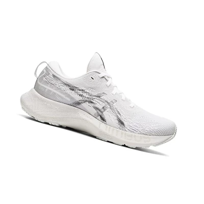Tenis Para Correr Asics GEL-NIMBUS LITE 3 Mujer Blancos Negros | 5491637-XD
