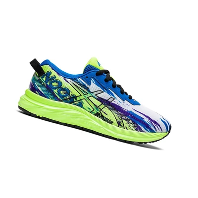 Tenis Para Correr Asics GEL-NOOSA TRI 13 GS Niños Blancos Negros | 9085167-YA