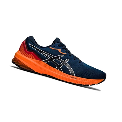 Tenis Para Correr Asics GT-1000 11 Hombre Azules Naranjas | 7269518-DK