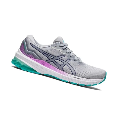 Tenis Para Correr Asics GT-1000 11 Mujer Grises Azules | 5372681-DM
