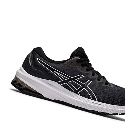 Tenis Para Correr Asics GT-1000 11 Mujer Negros Blancos | 6793452-RZ
