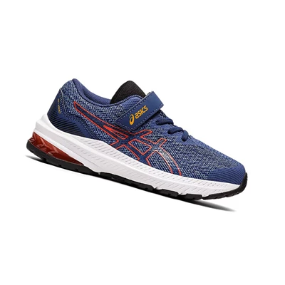 Tenis Para Correr Asics GT-1000 11 PS Niños Azur Azules | 1596082-ID