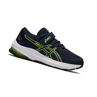 Tenis Para Correr Asics GT-1000 11 PS Niños Azules Verdes | 2178649-DP
