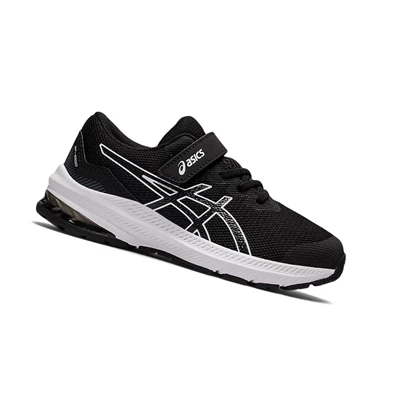 Tenis Para Correr Asics GT-1000 11 PS Niños Negros Blancos | 8571920-FX