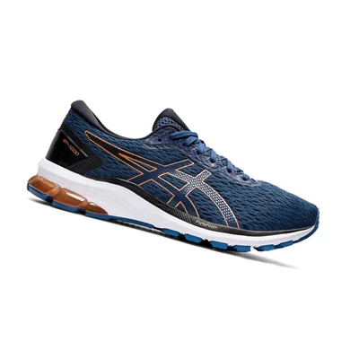 Tenis Para Correr Asics GT-1000 9 Hombre Azules Oscuro | 8543106-AY
