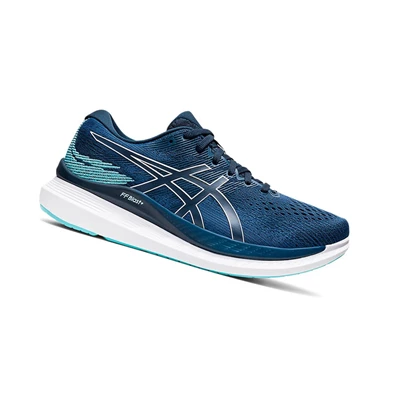 Tenis Para Correr Asics GlideRide 3 Hombre Azules Azules | 6532174-QB