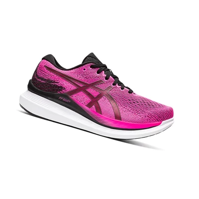 Tenis Para Correr Asics GlideRide 3 Mujer Rosas Negros | 1276853-KP