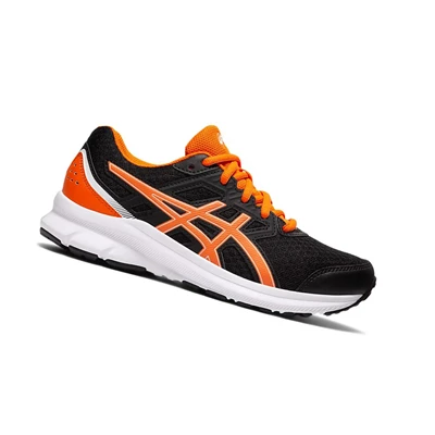 Tenis Para Correr Asics JOLT 3 GS Niños Negros Naranjas | 1907645-OB