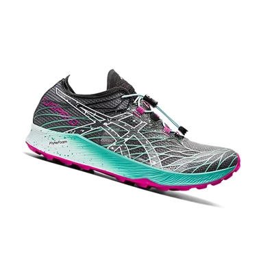 Tenis Para Trail Running Asics Fuji Speed Mujer Negros | 4517826-GE