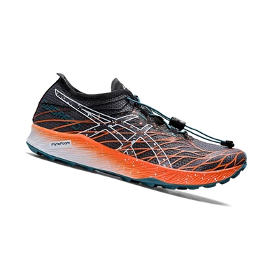 Tenis Para Trail Running Asics Fuji Speed Mujer Negros Naranjas | 4753920-TF