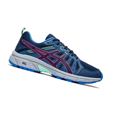 Tenis Para Trail Running Asics GEL-VENTURE 7 Trail Mujer Azul Marino | 1803674-EM