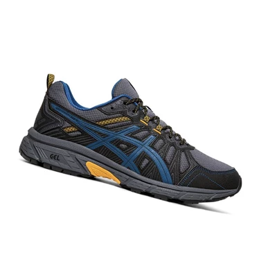 Tenis Para Trail Running Asics GEL-VENTURE 7 Trail Hombre Grises Oscuro | 2489561-QS