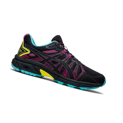 Tenis Para Trail Running Asics GEL-VENTURE 7 Mujer Negros | 3106487-BK