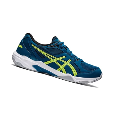 Tenis de Voleibol Asics GEL-ROCKET 10 Hombre Azules Amarillos | 1039726-VK