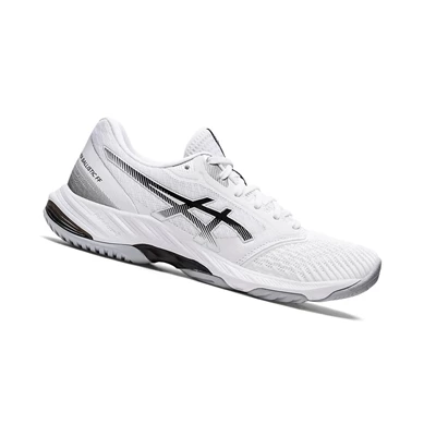 Tenis de Voleibol Asics NETBURNER BALLISTIC FF 3 Mujer Blancos Negros | 0143672-IS