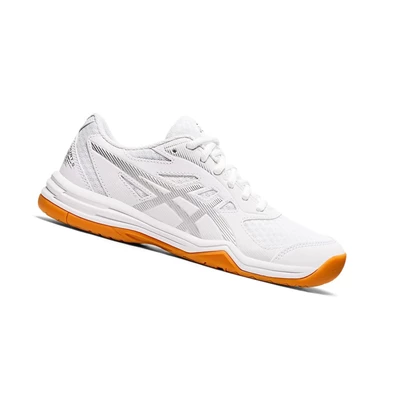 Tenis de Voleibol Asics UPCOURT 5 Mujer Blancos Plateados | 7859346-SM