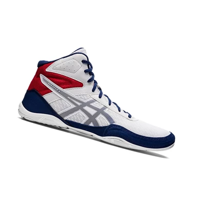 Zapatillas Wrestling Asics MATFLEX 6 Hombre Blancos Azules | 0678134-ME