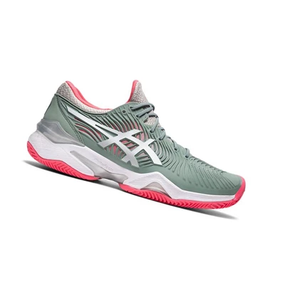 Zapatos de Tenis Asics COURT FF 2 Mujer Verde Oliva | 1749068-IO