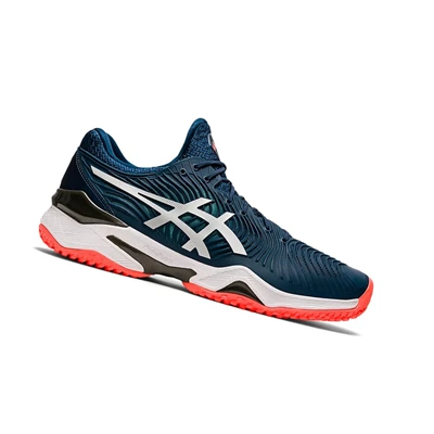 Zapatos de Tenis Asics COURT FF 2 OC Hombre Azules Blancos | 0657948-GI