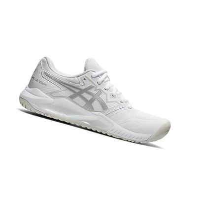 Zapatos de Tenis Asics GEL-CHALLENGER 13 Mujer Blancos Plateados | 7395482-AZ